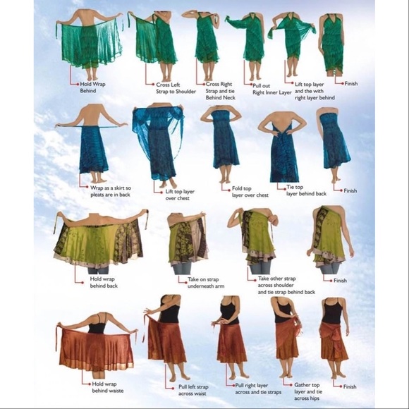 Convertable Wrap Skirt or Dress - Picture 8 of 8